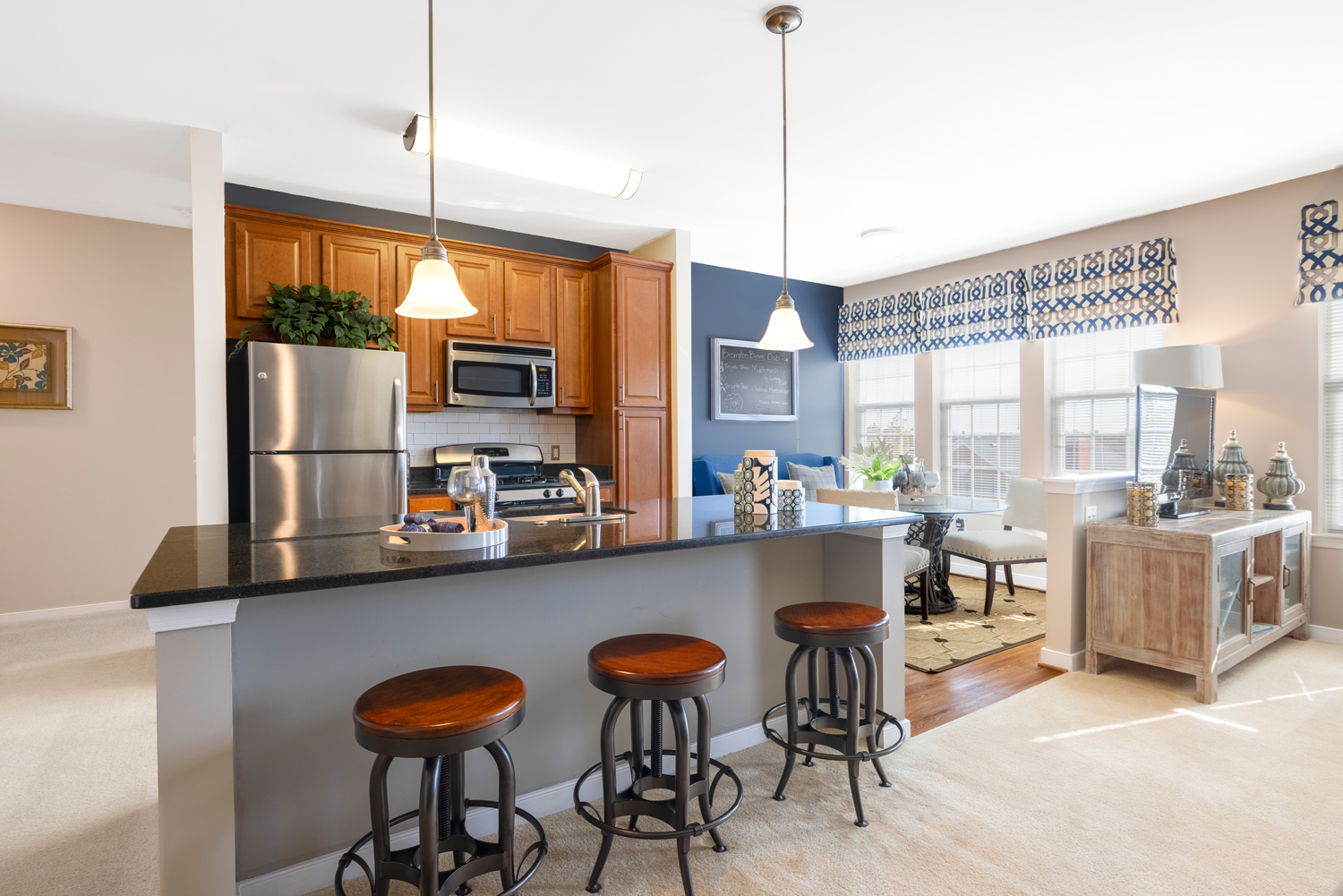 Brompton House kitchen with island