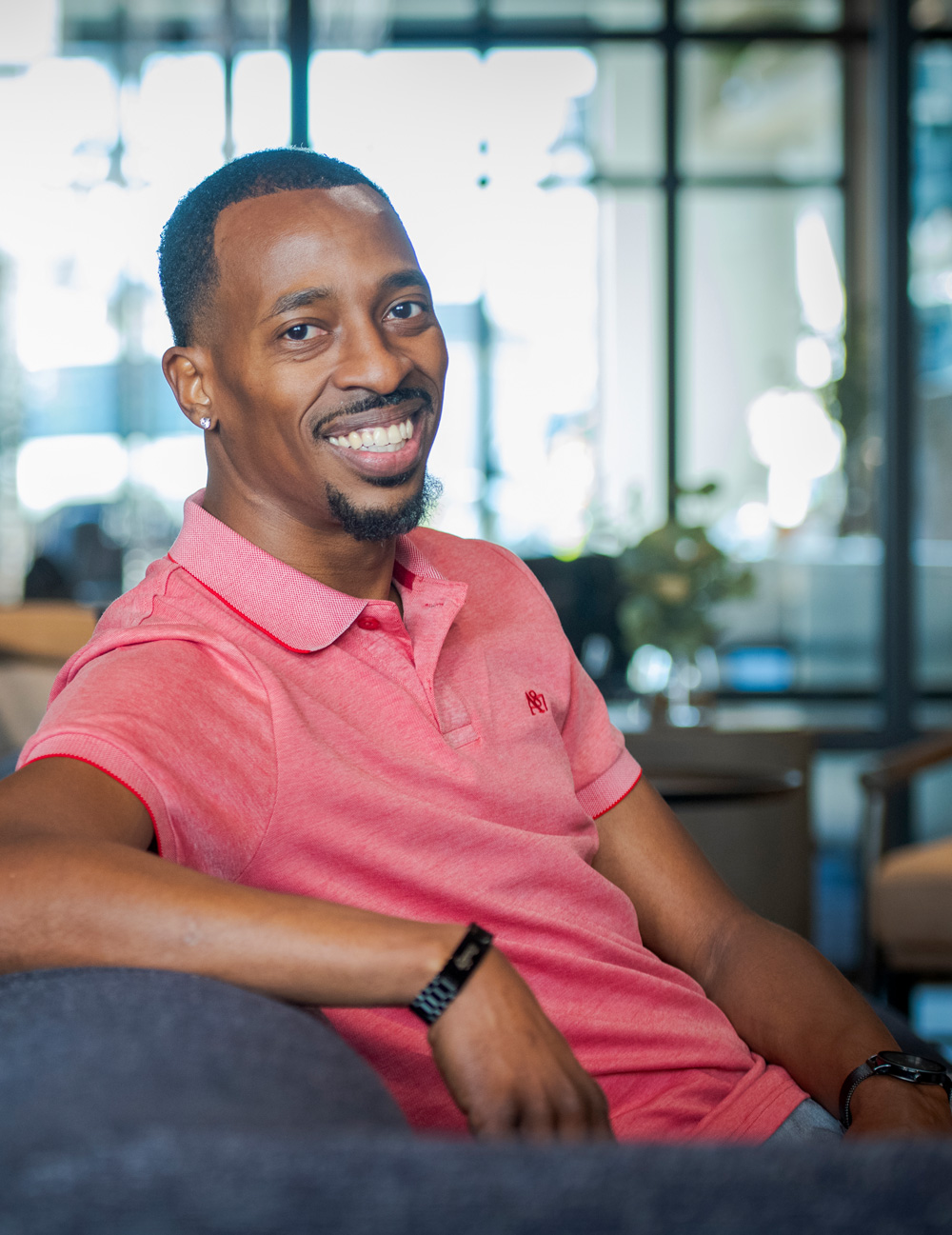 Donte Logan casual smile