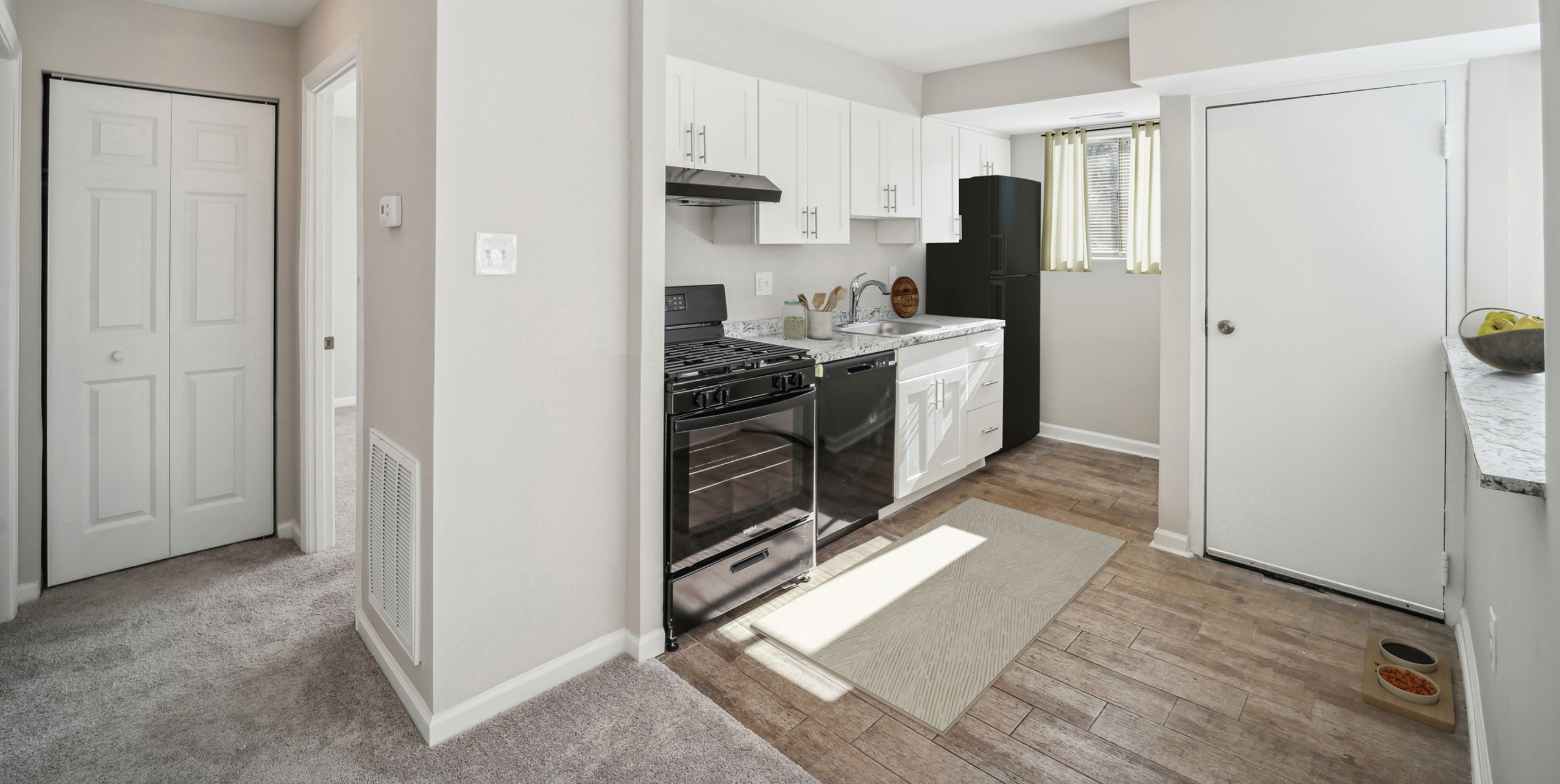 Meadows at Capitol Heights kitchen with fridge