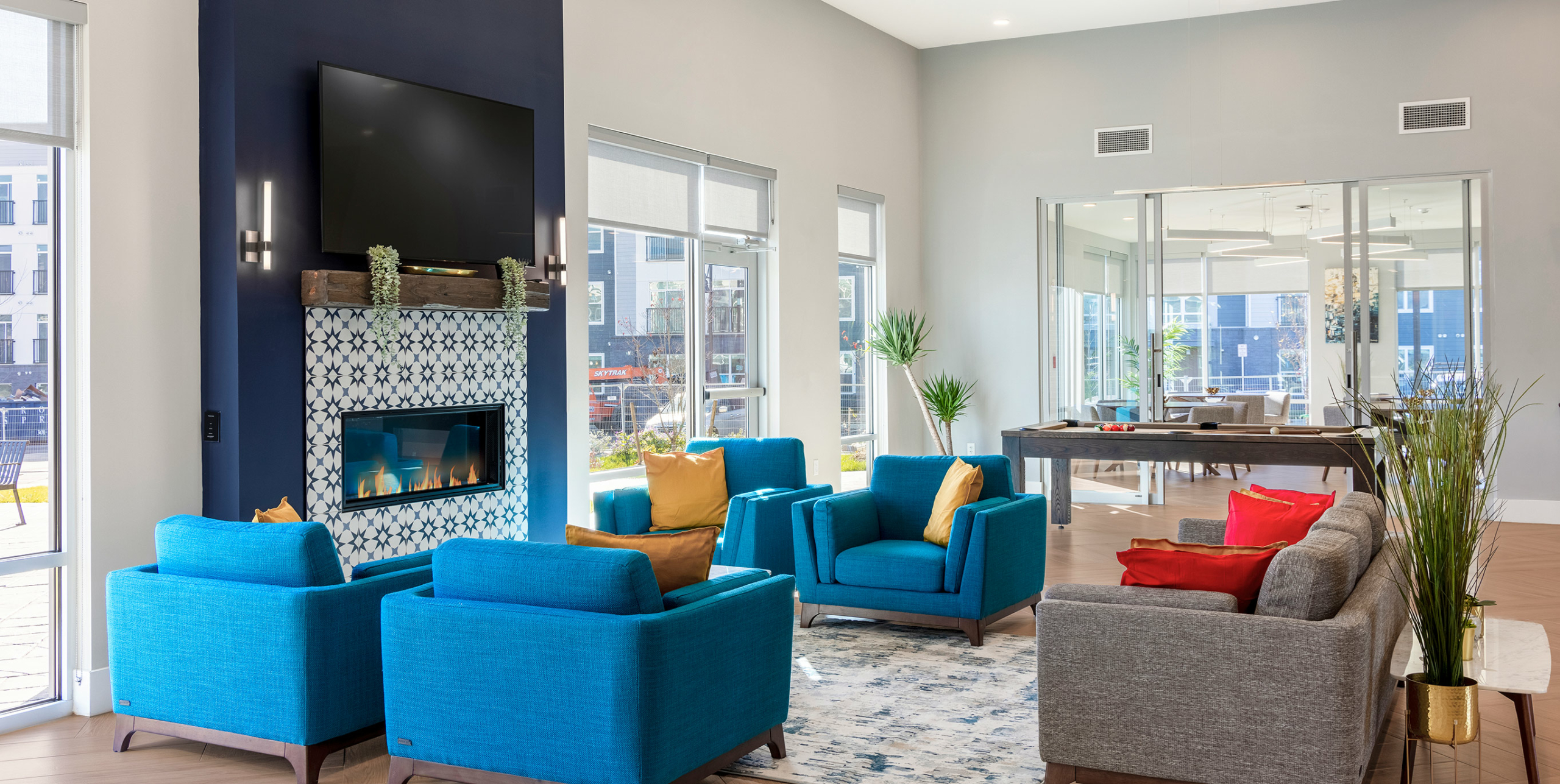 Woodmore lobby and lounge