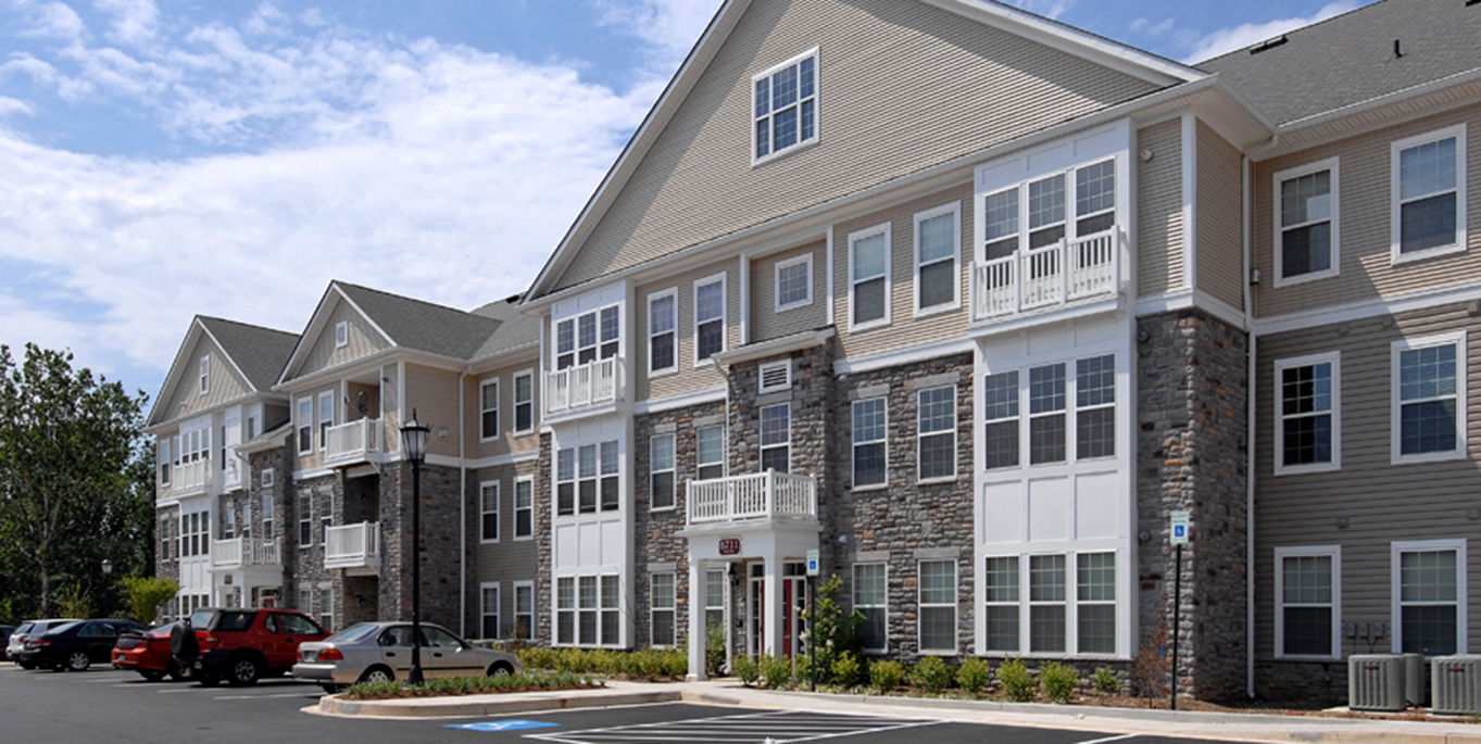 Belmont Station apartment building from right