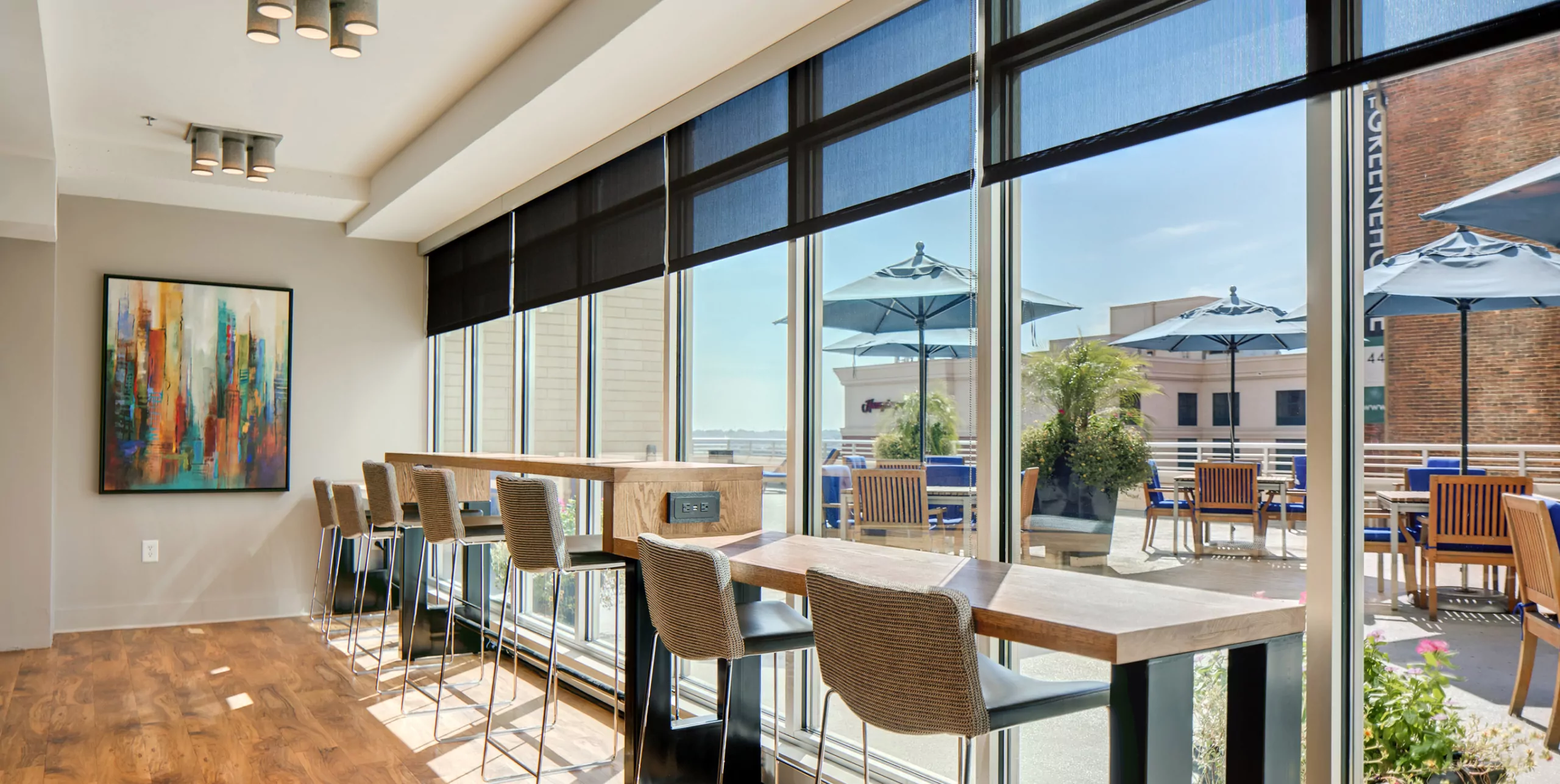 The Zenith window lobby seating