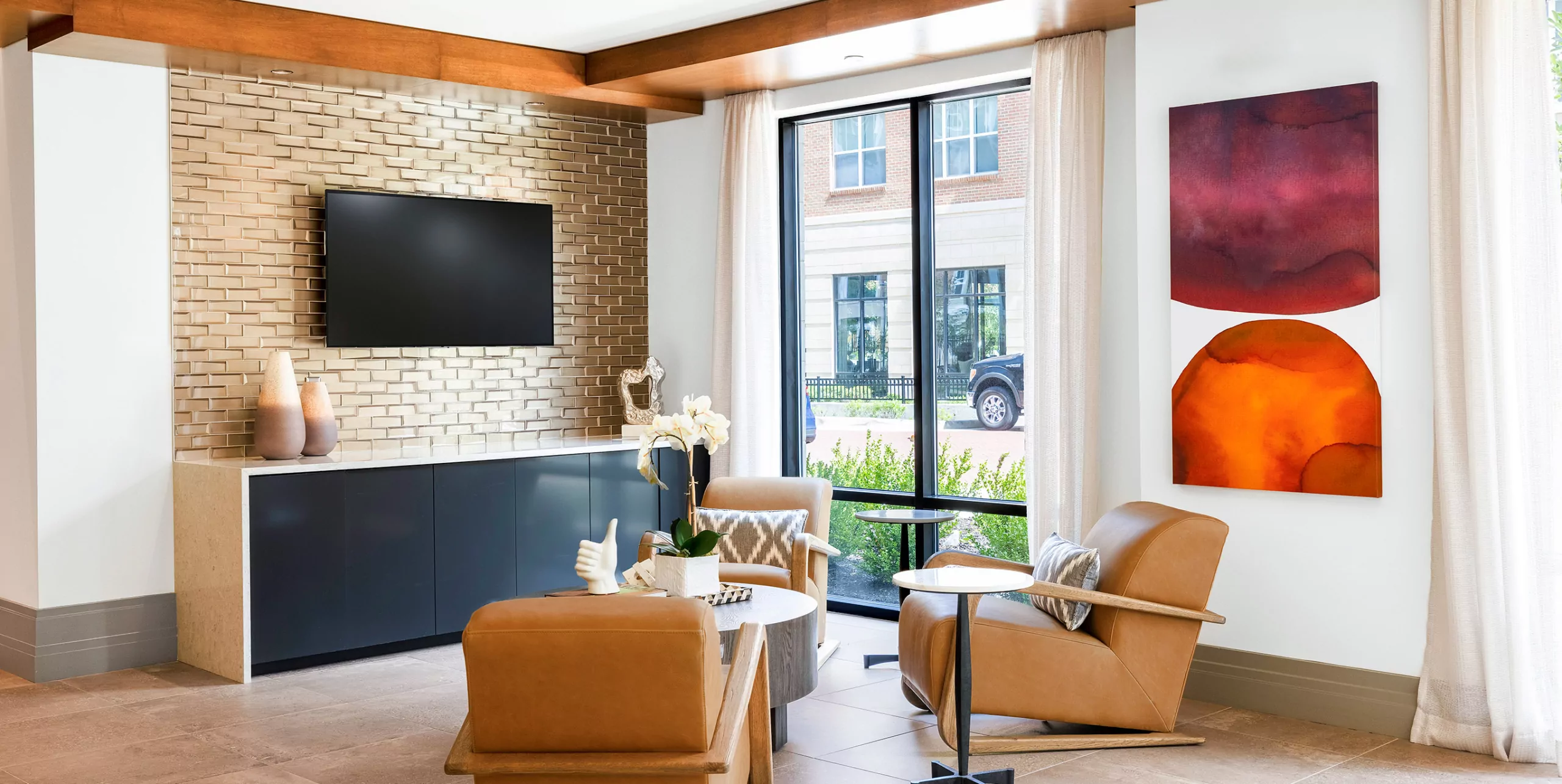 Bristol Court Lobby tv