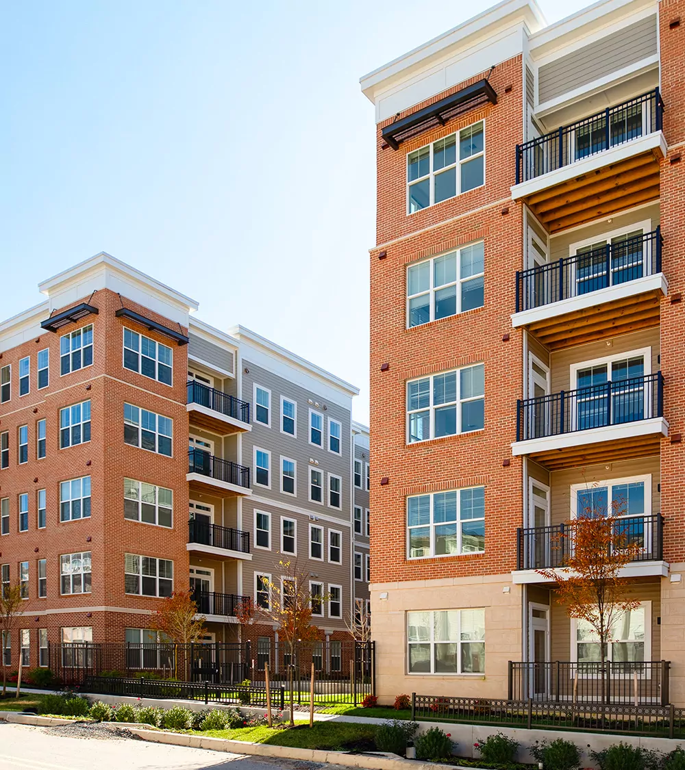 Exterior Apartment with courtyard entrance